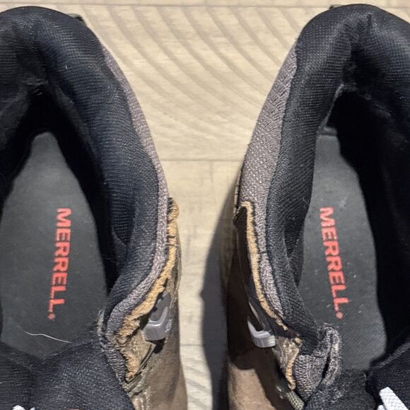 Merrell Forestbound J16495 SelectDry Waterproof Hiking Boots Brown Mens Size 12 - Picture 7 of 7